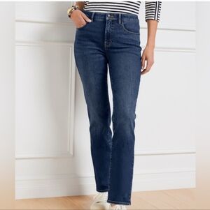 Talbots Signature Fit Straight Leg Jeans Size 14 NWT